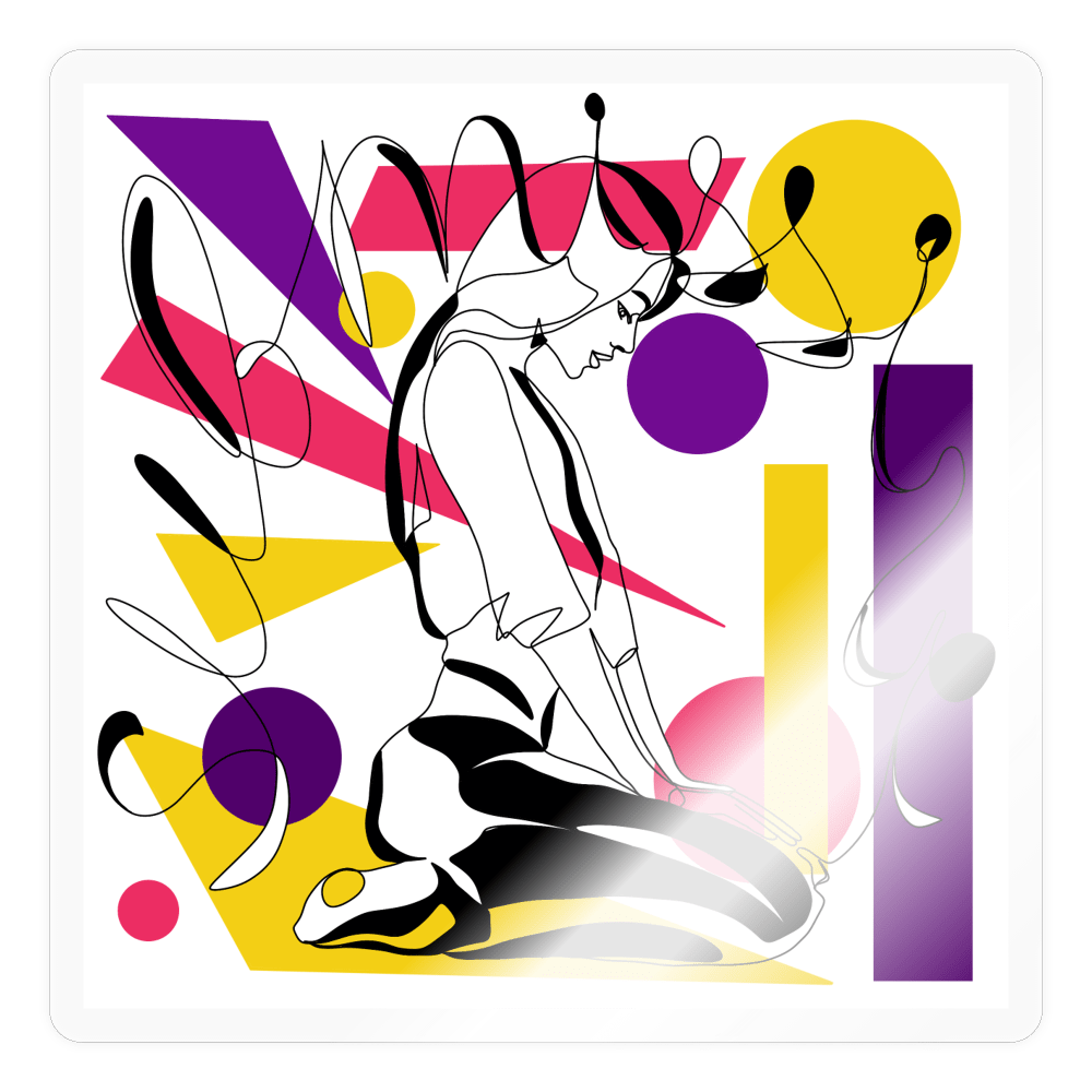 Submissive Sticker - transparent glossy