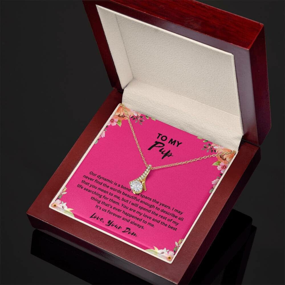 "To My Pup" Alluring Beauty Necklace