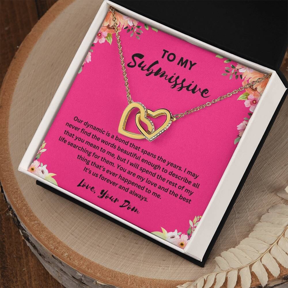 "To My Submissive" Interlocking Necklace