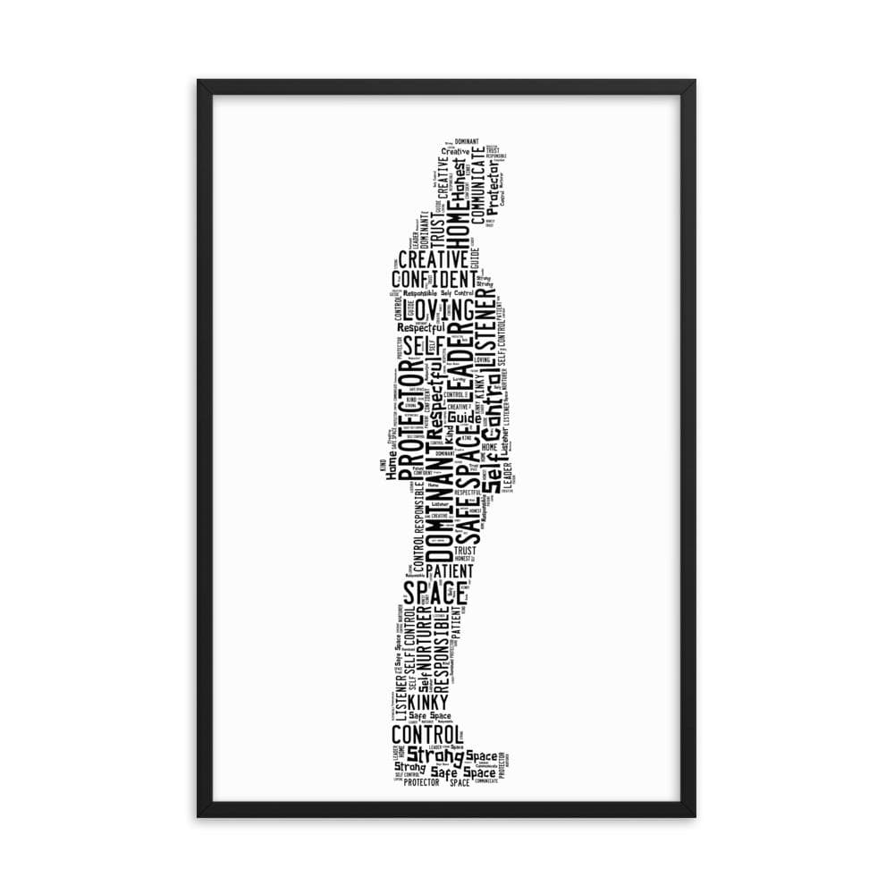 Framed Standing Dom Poster