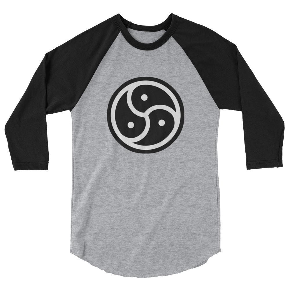 BDSM Triskelion (Unisex) (3/4 sleeve raglan shirt)