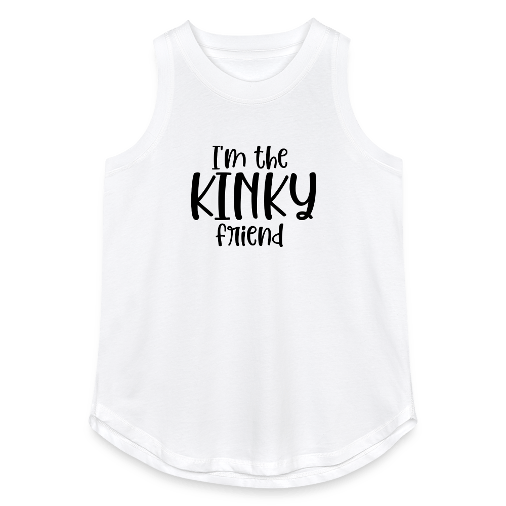 I'm The Kinky Friend (Relaxed Tank Top) - white