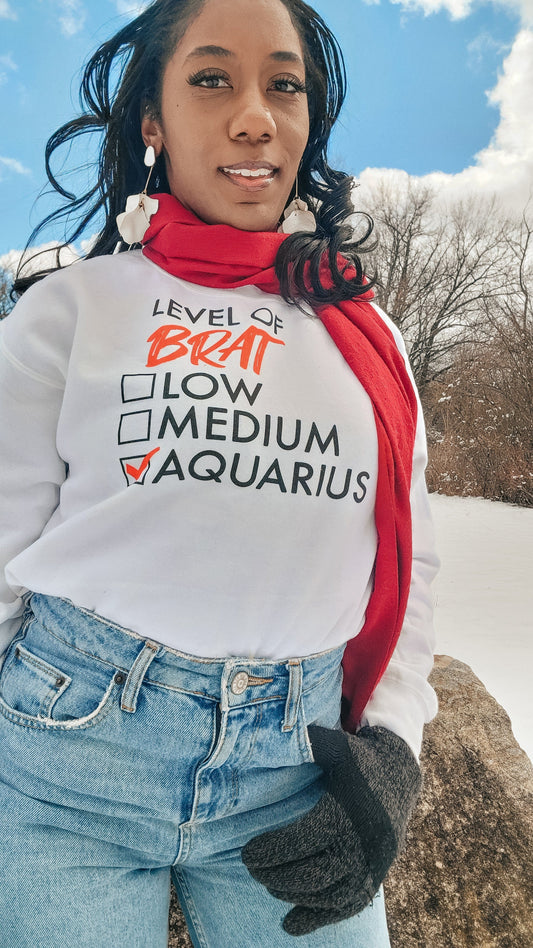 Level of Brat - Sweatshirt (Zodiac)