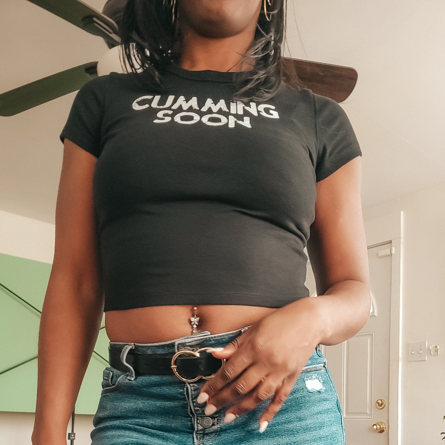 Cumming Soon Crop Top