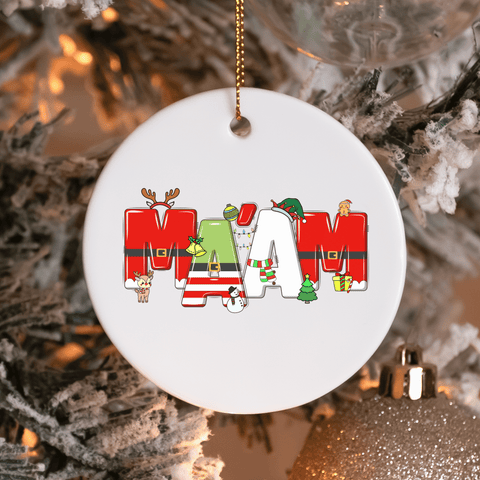 Ma'am Christmas Ornament