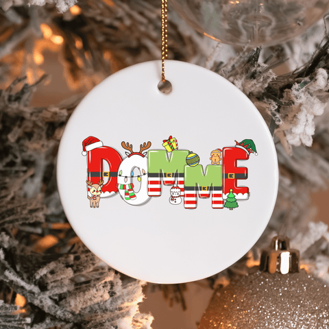 Domme Christmas Ornament