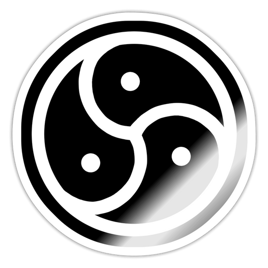 BDSM Triskelion (Sticker) - white glossy