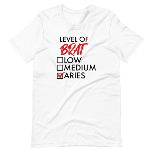 Level of Brat - Aries (Unisex T-Shirt)
