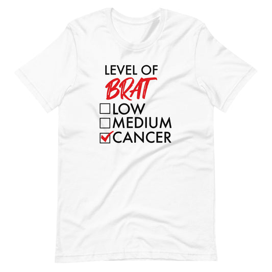 Level of Brat - Cancer (Unisex T-Shirt)