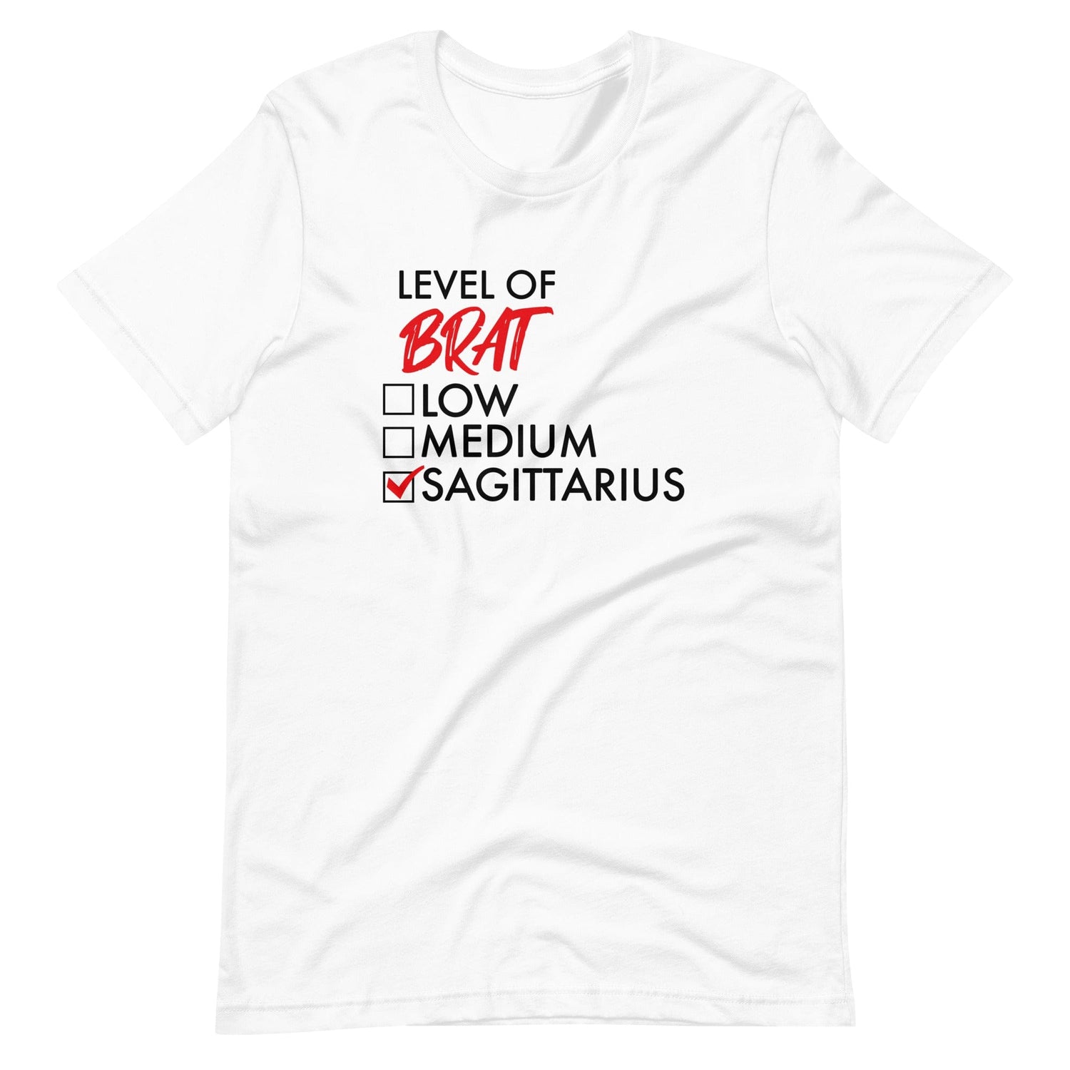 Level of Brat - Sagittarius (Unisex T-Shirt)