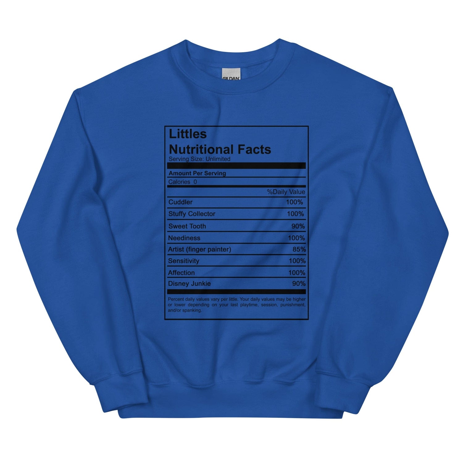 Littles Nutritional Sweatshirt (Unisex)