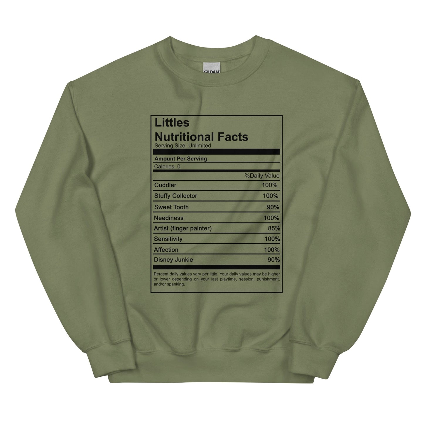Littles Nutritional Sweatshirt (Unisex)