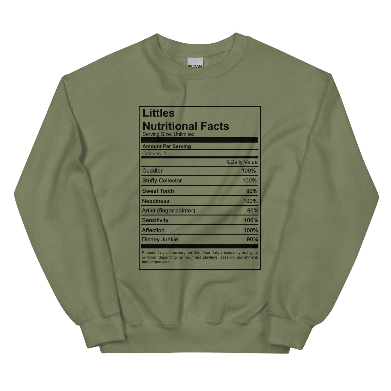Littles Nutritional Sweatshirt (Unisex)