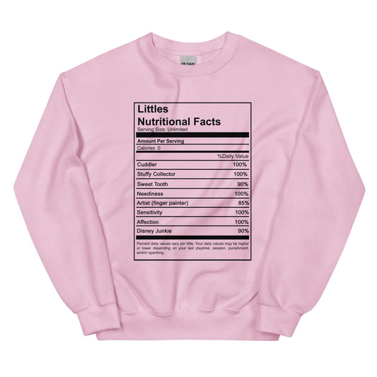 Littles Nutritional Sweatshirt (Unisex)