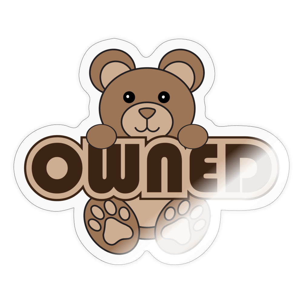 Owned Sticker - transparent glossy