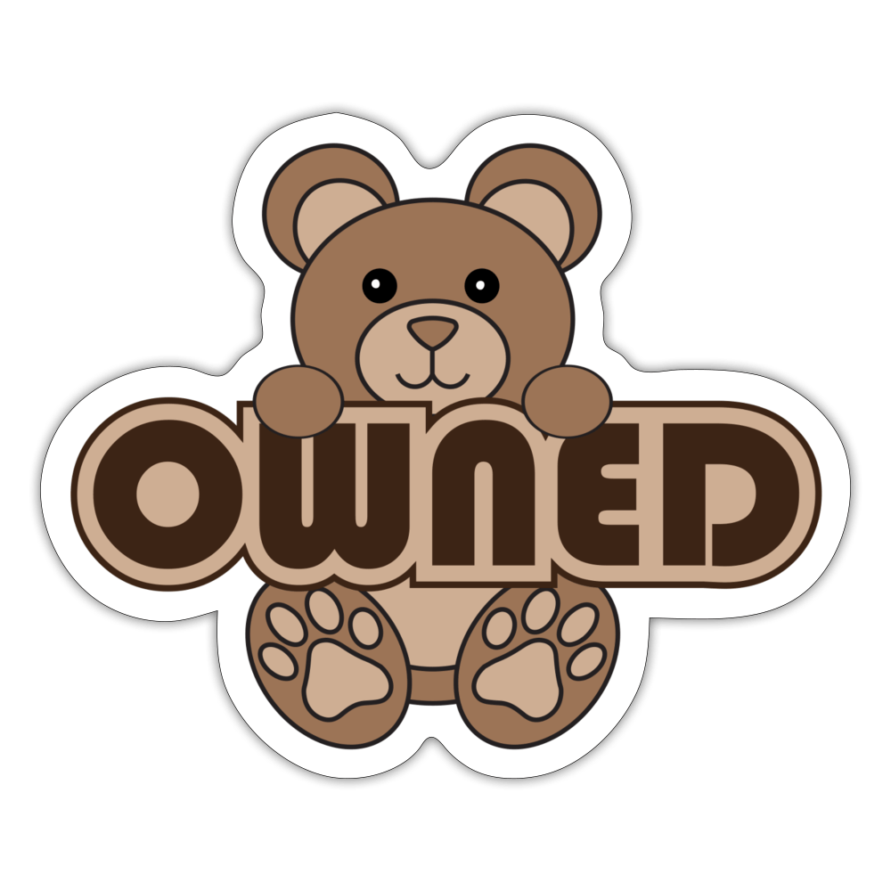 Owned Sticker - white matte