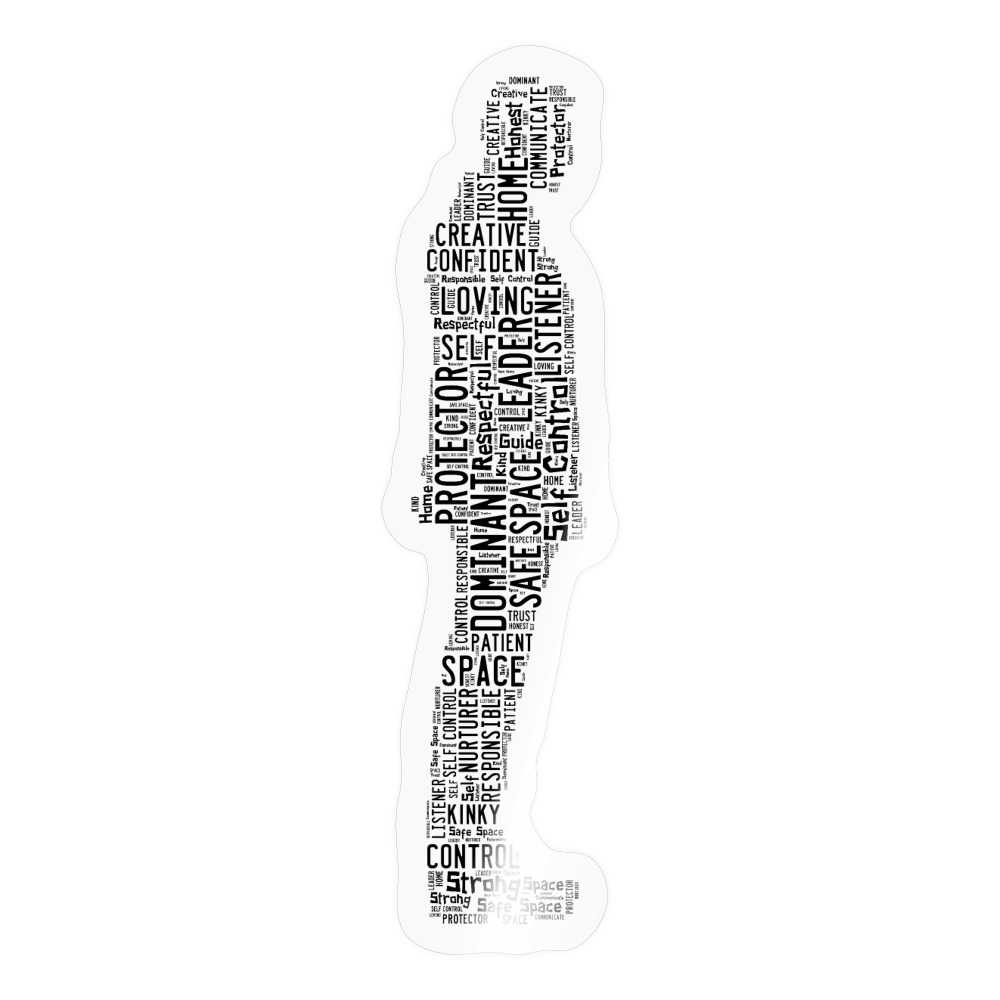 Standing Dom (Sticker) - transparent glossy