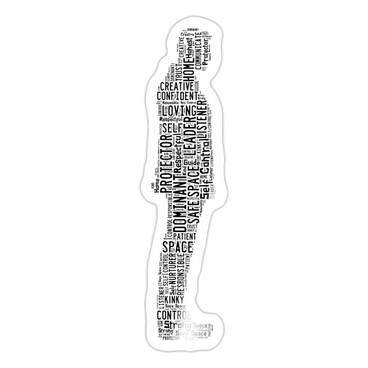 Standing Dom (Sticker) - white glossy