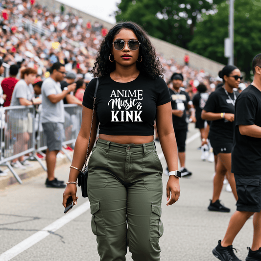 Anime, Music, and Kink Crop Top
