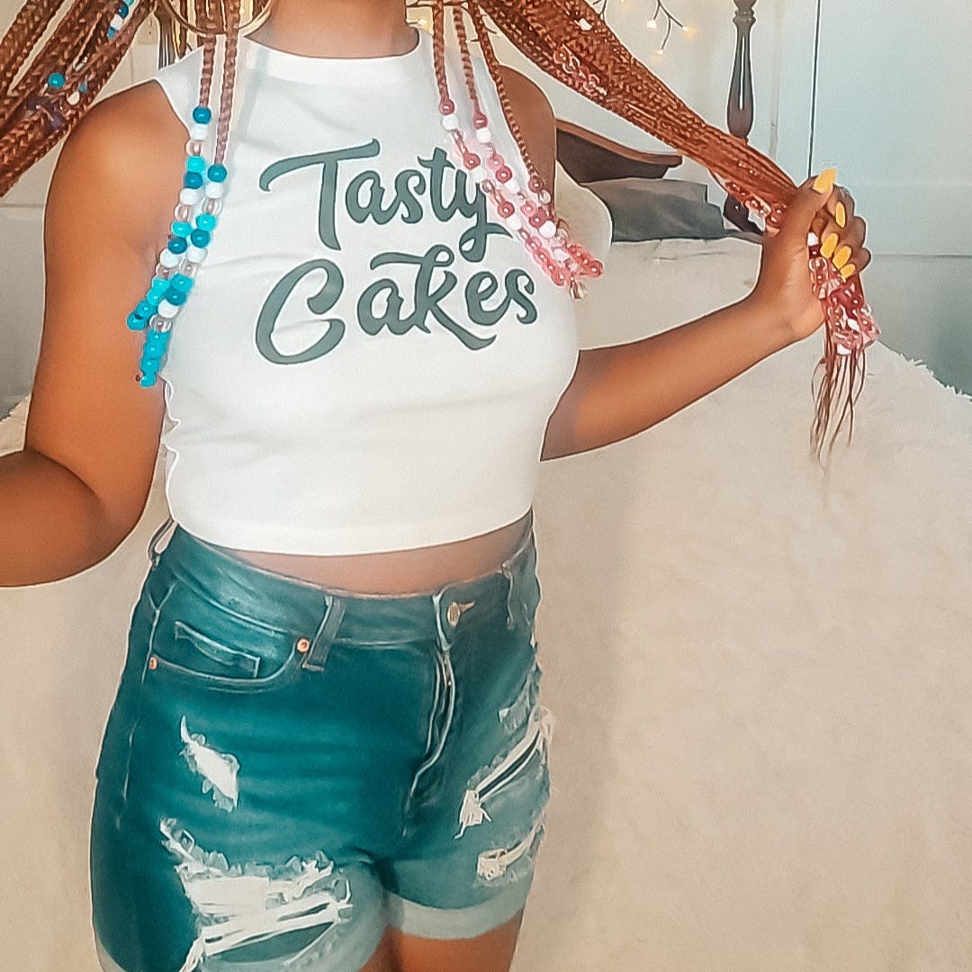 Tasty Cakes Muscle Crop Top