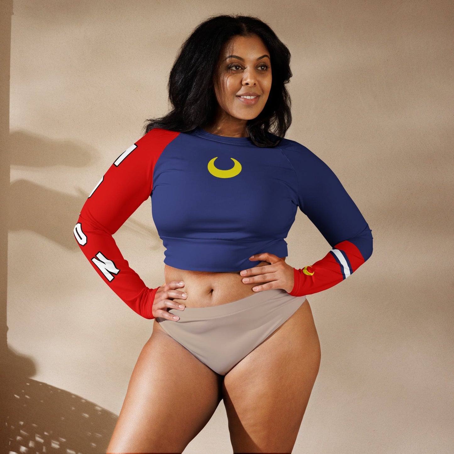 Sailor Moon Long Sleeve Crop Top