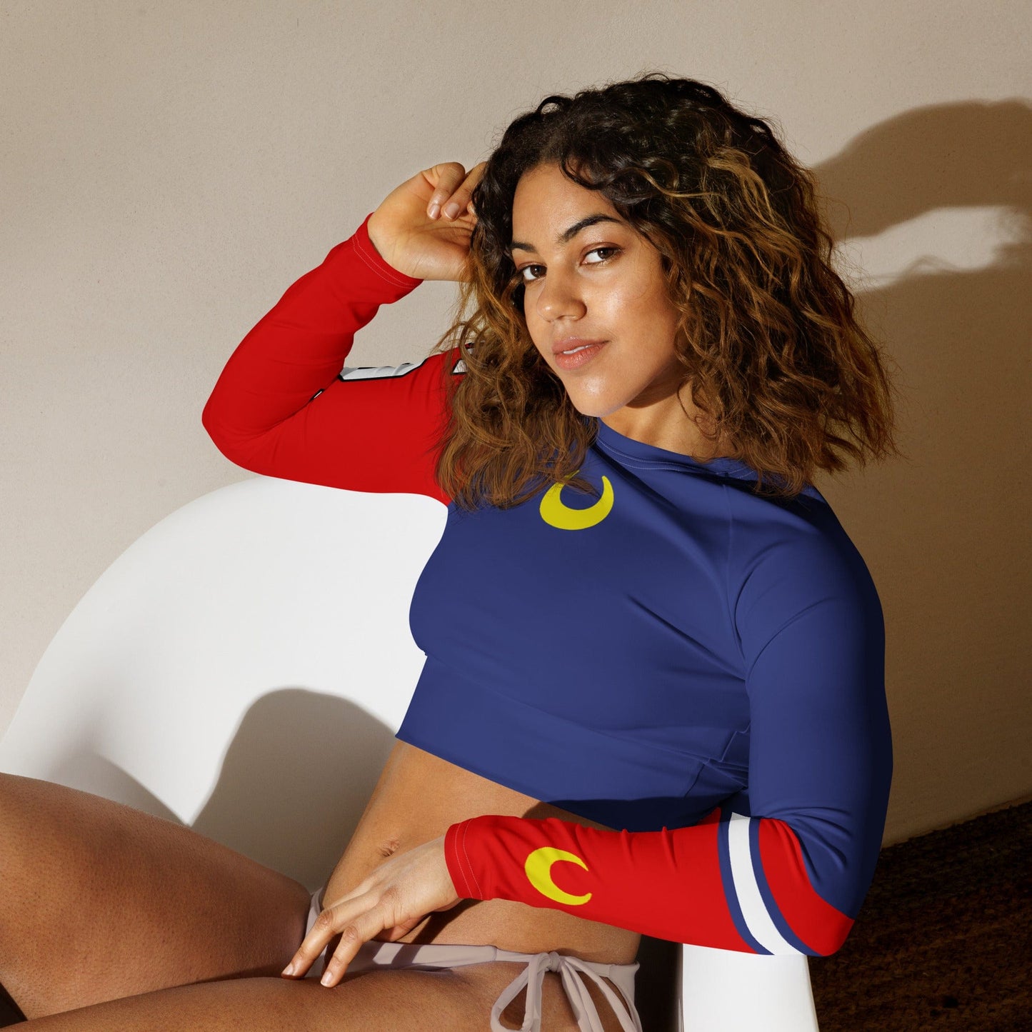 Sailor Moon Long Sleeve Crop Top