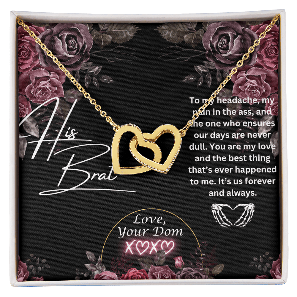 His Brat Interlocking Necklace