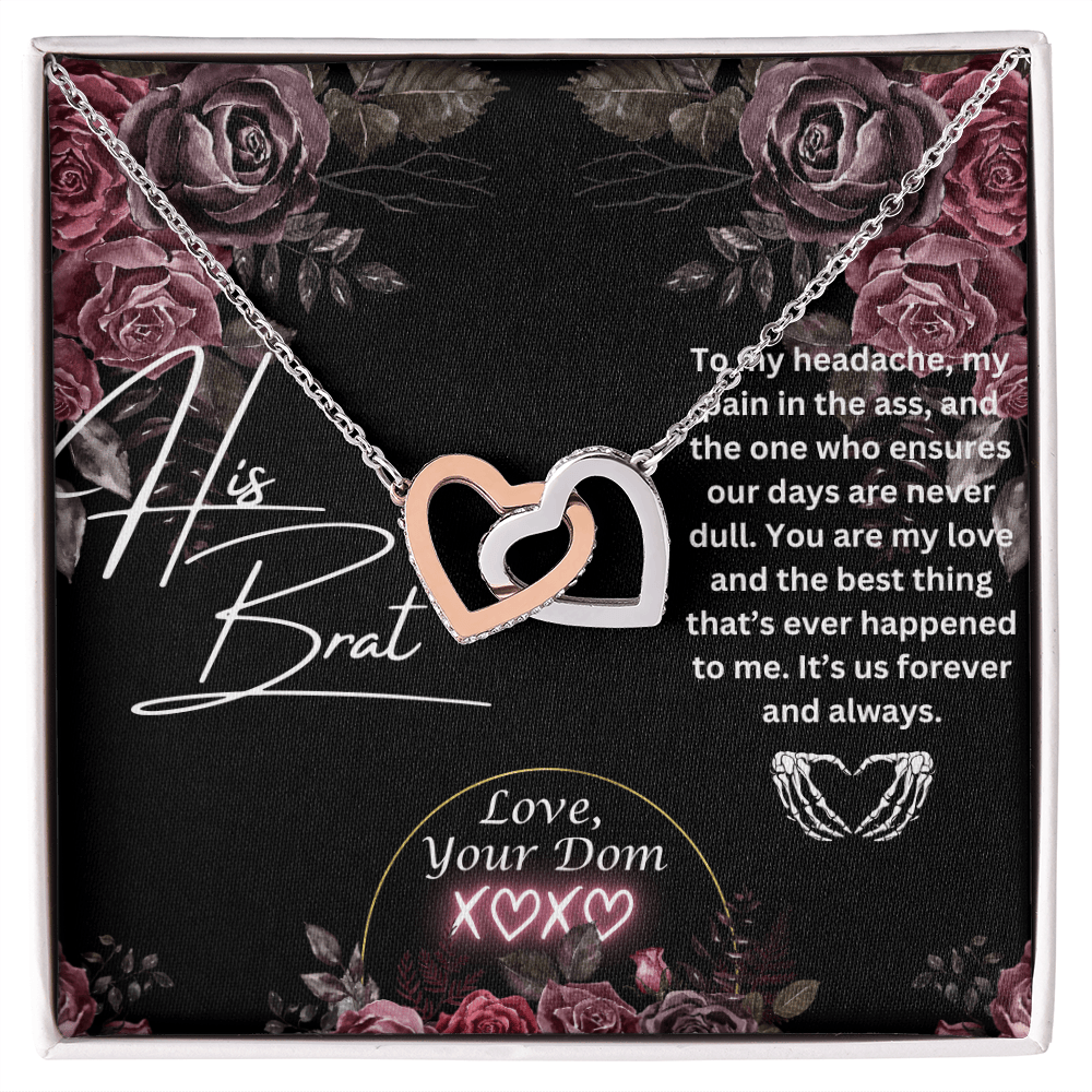 His Brat Interlocking Necklace