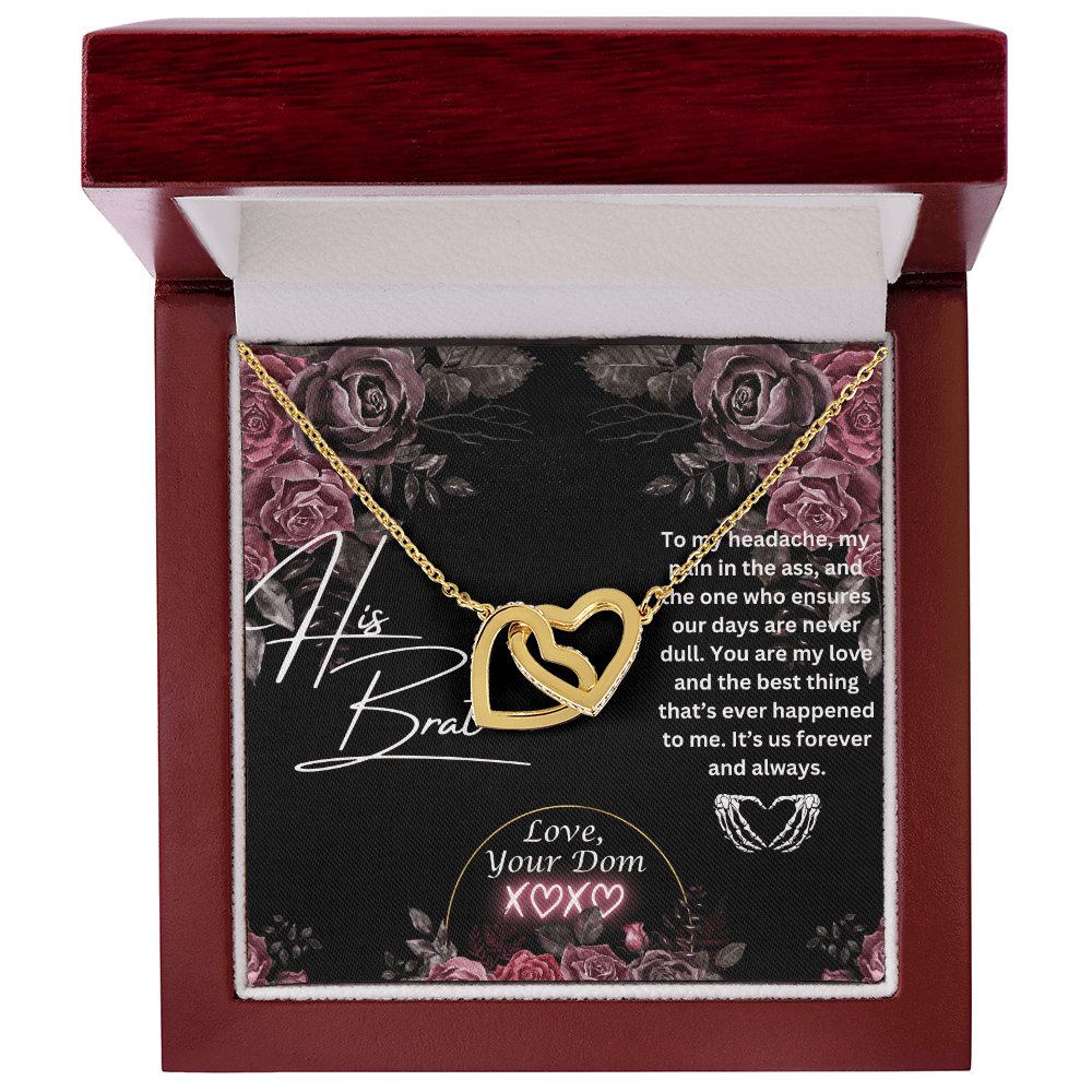 His Brat Interlocking Necklace