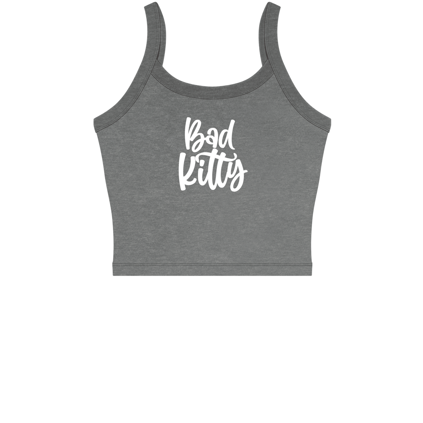 Bad Kitty Spaghetti Strap Crop Top