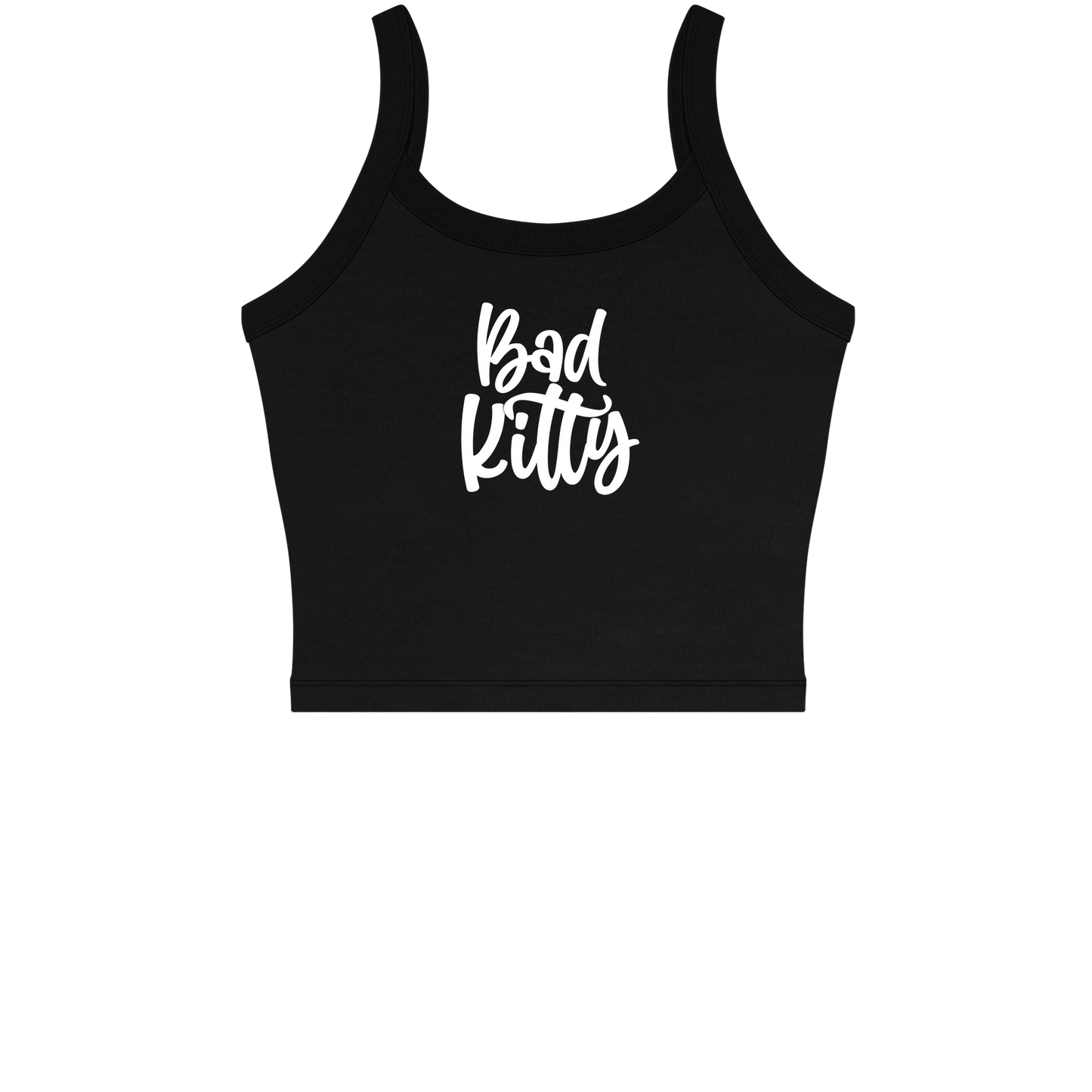 Bad Kitty Spaghetti Strap Crop Top