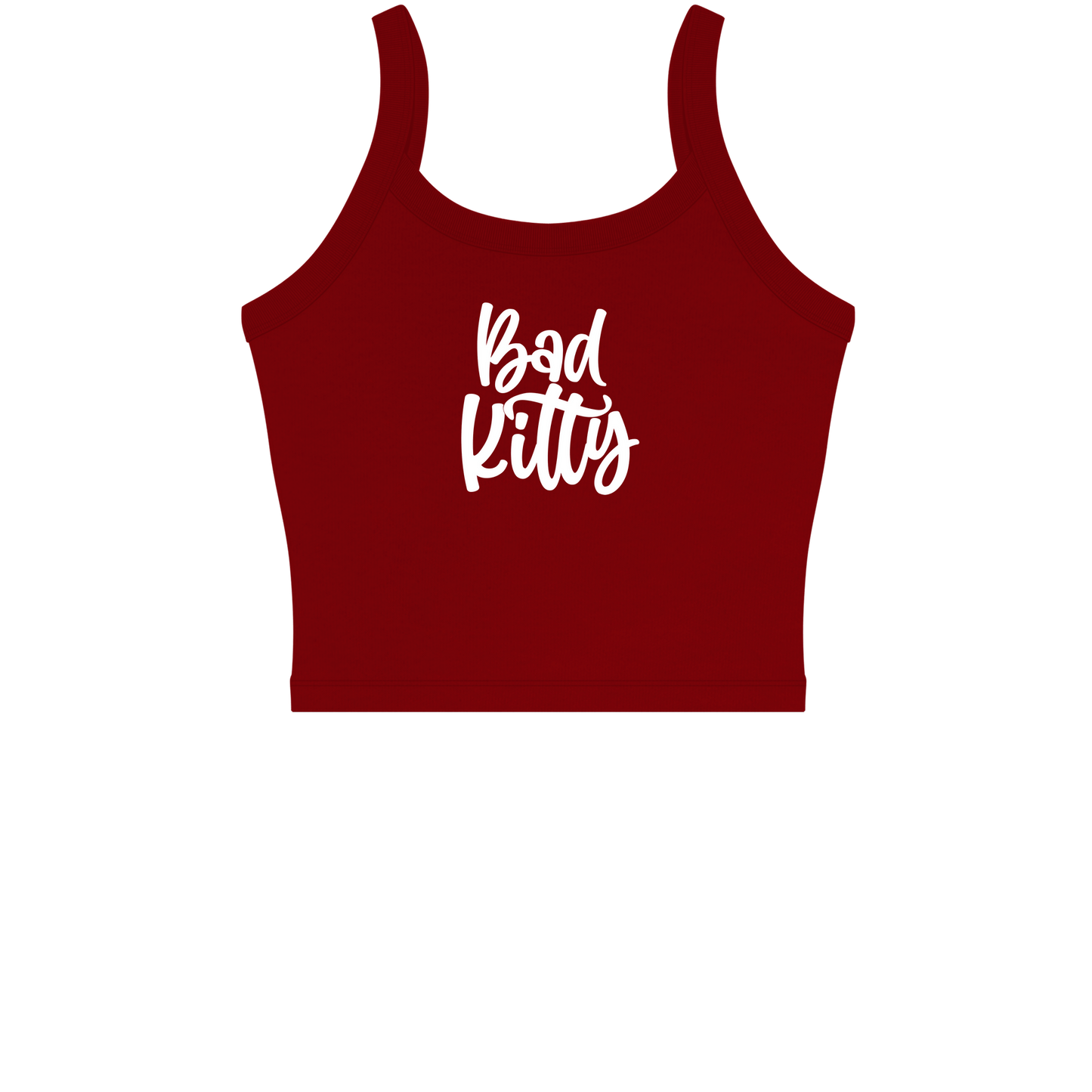 Bad Kitty Spaghetti Strap Crop Top