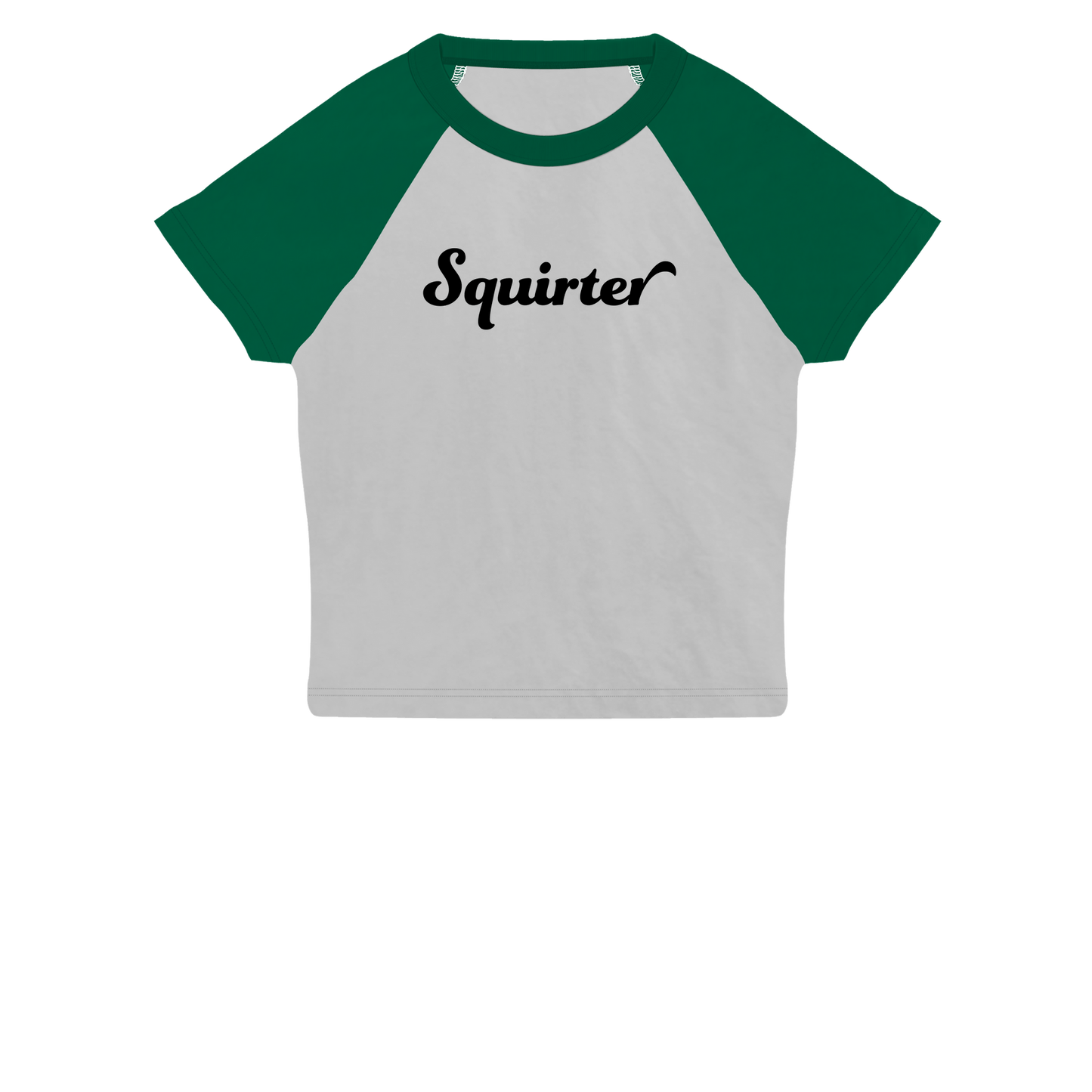 Squirter Raglan Crop Top