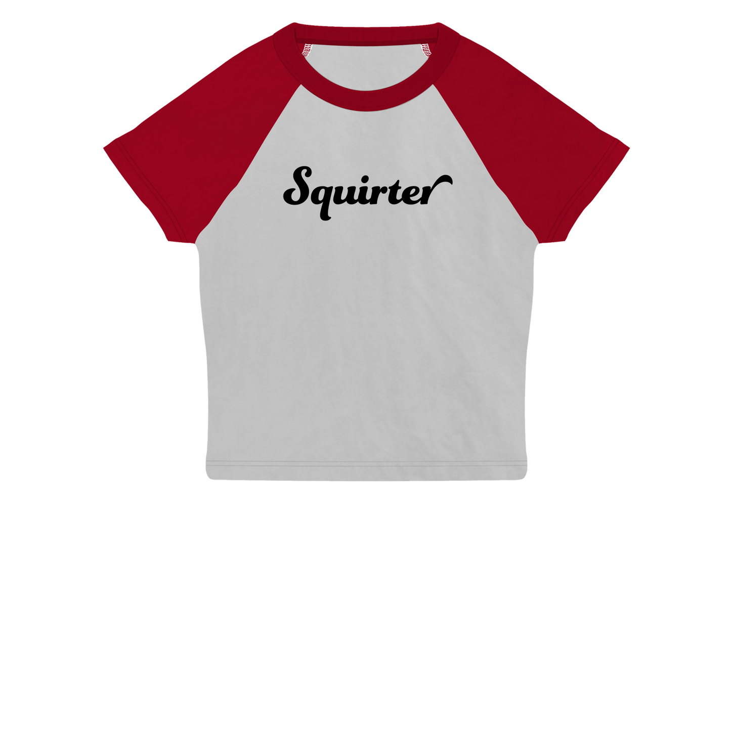 Squirter Raglan Crop Top