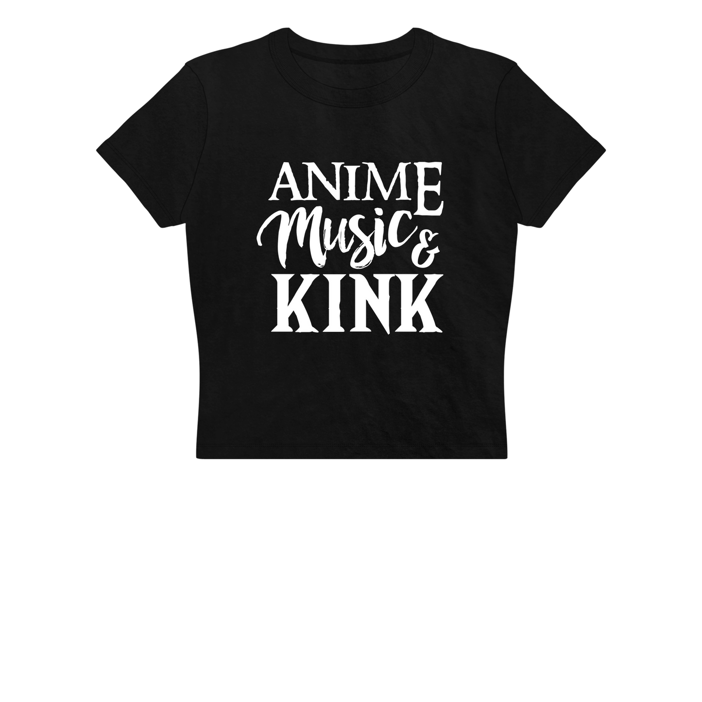 Anime, Music, and Kink Baby Tee