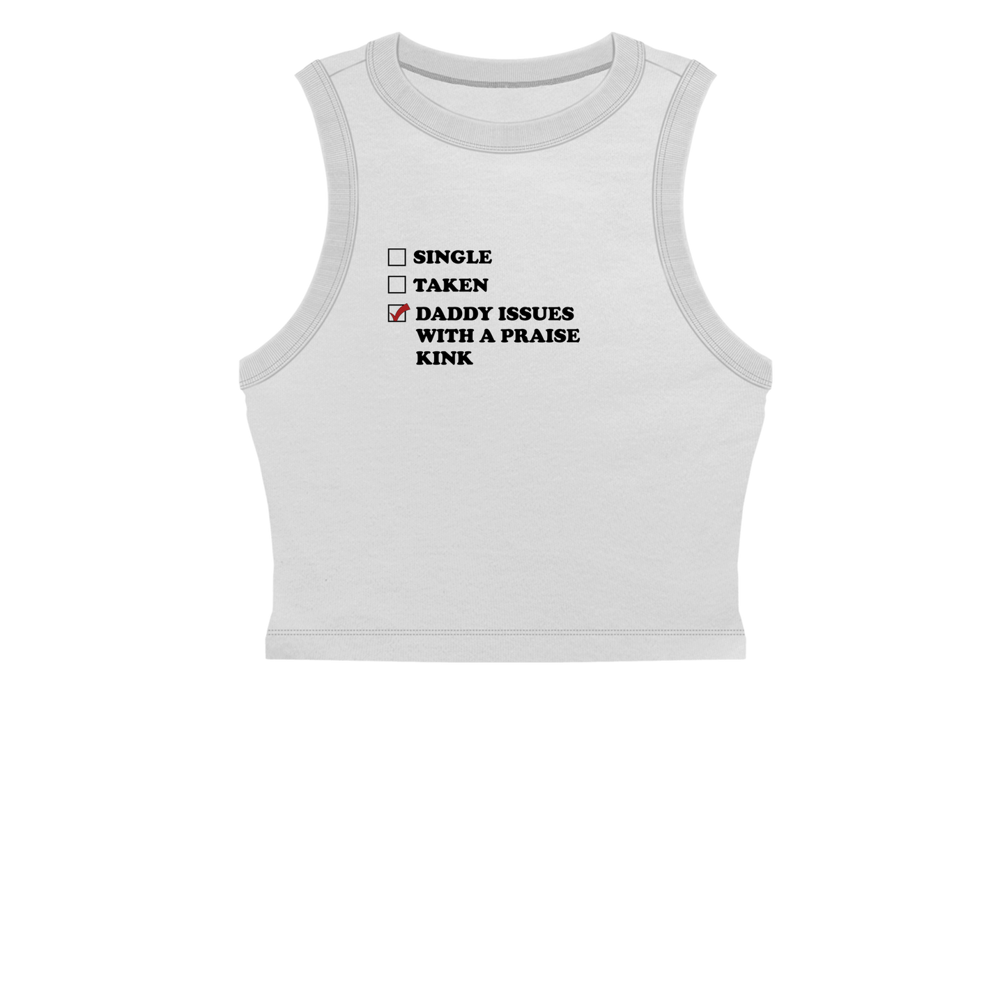 Daddy Issues With A Praise Kink (Crop Top)