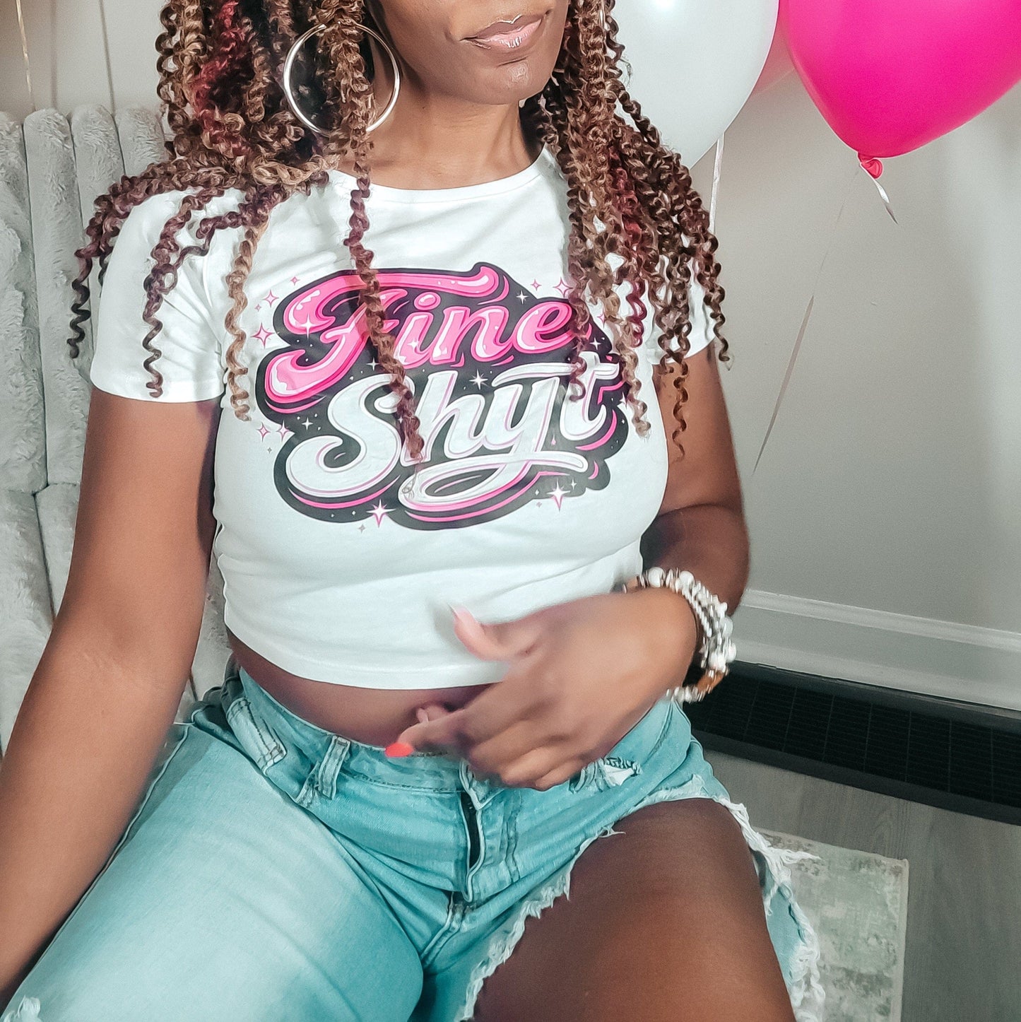 Fine Shyt Crop Top