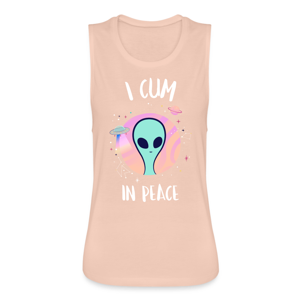 I Cum In Peace tank top - peach