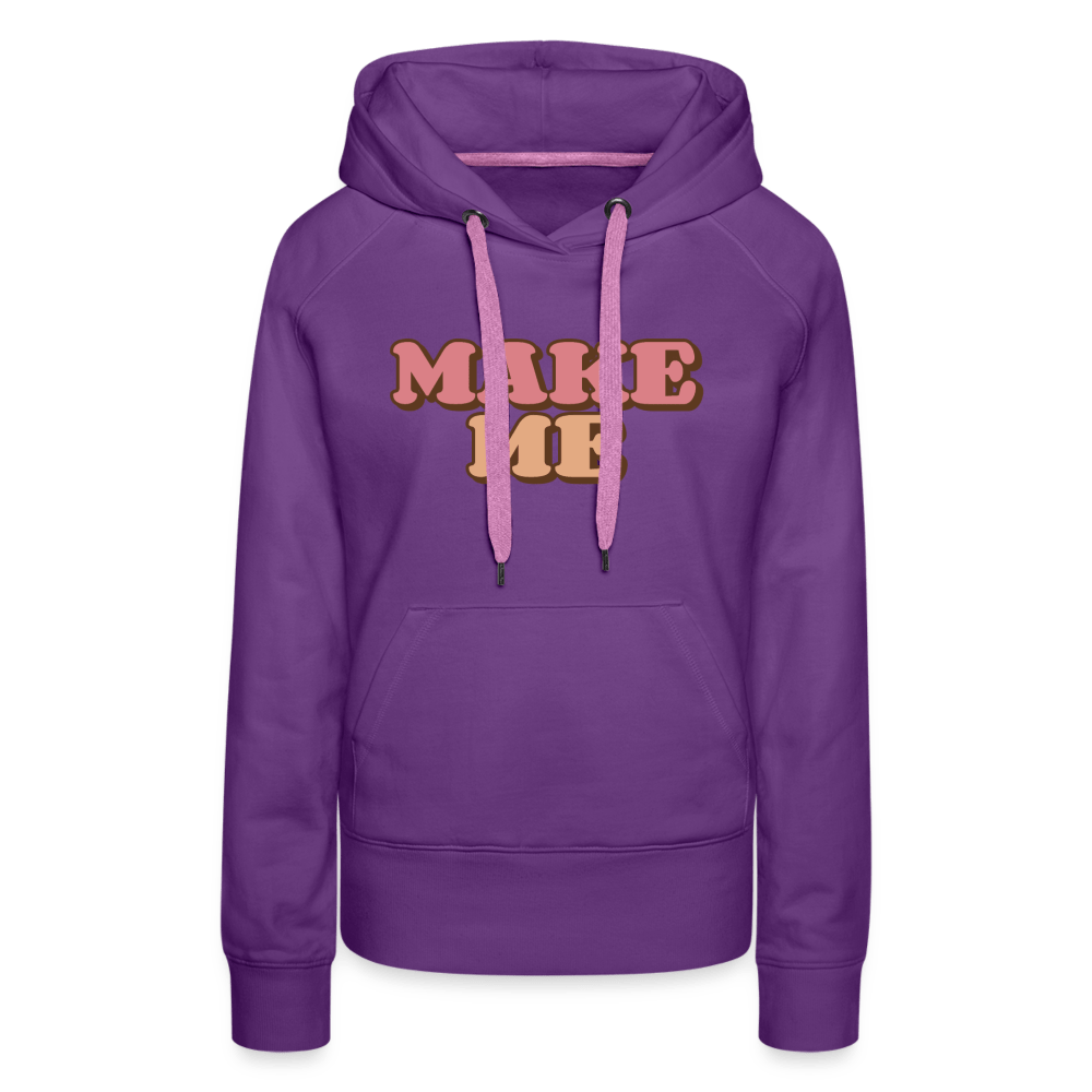 Make Me (Women's Hoodie) - purple 
