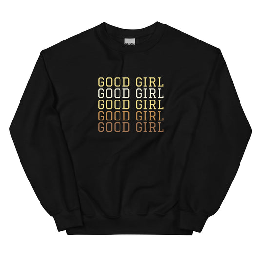 Retro Good Girl Sweatshirt (Unisex)