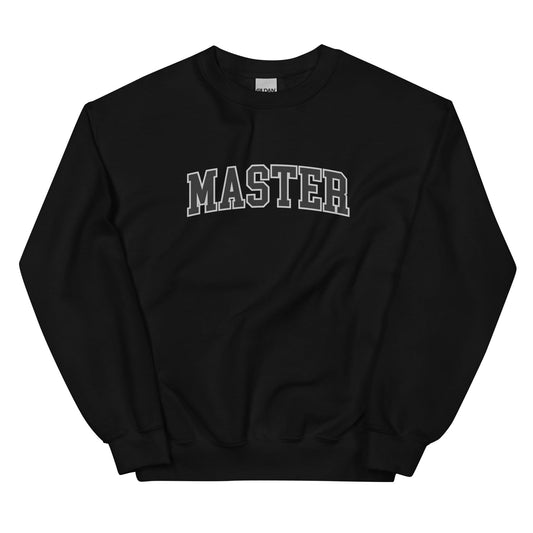 Master Sweatshirt (Unisex) - Collegiate Font