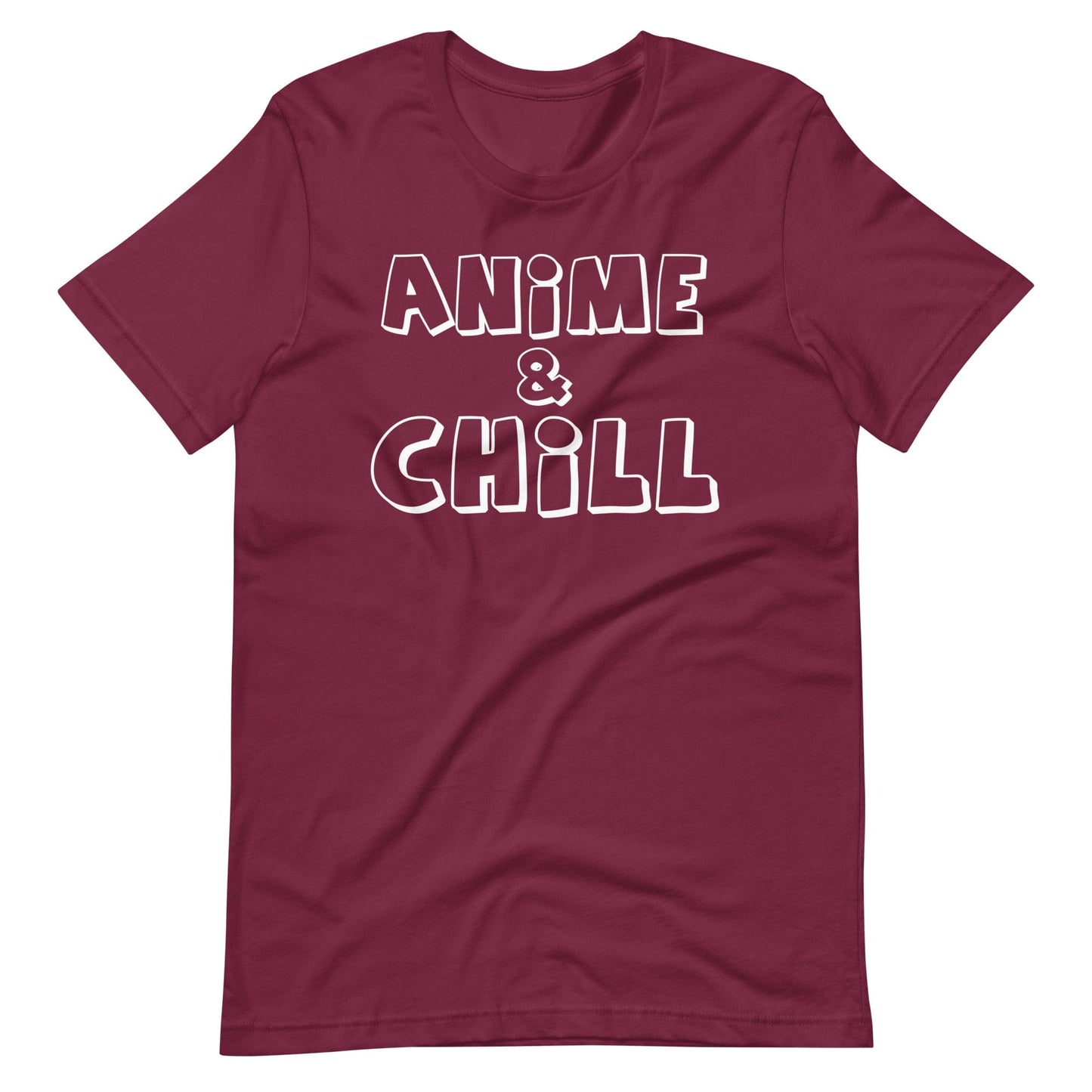 Anime & Chill T-Shirt (Unisex) (White Lettering)