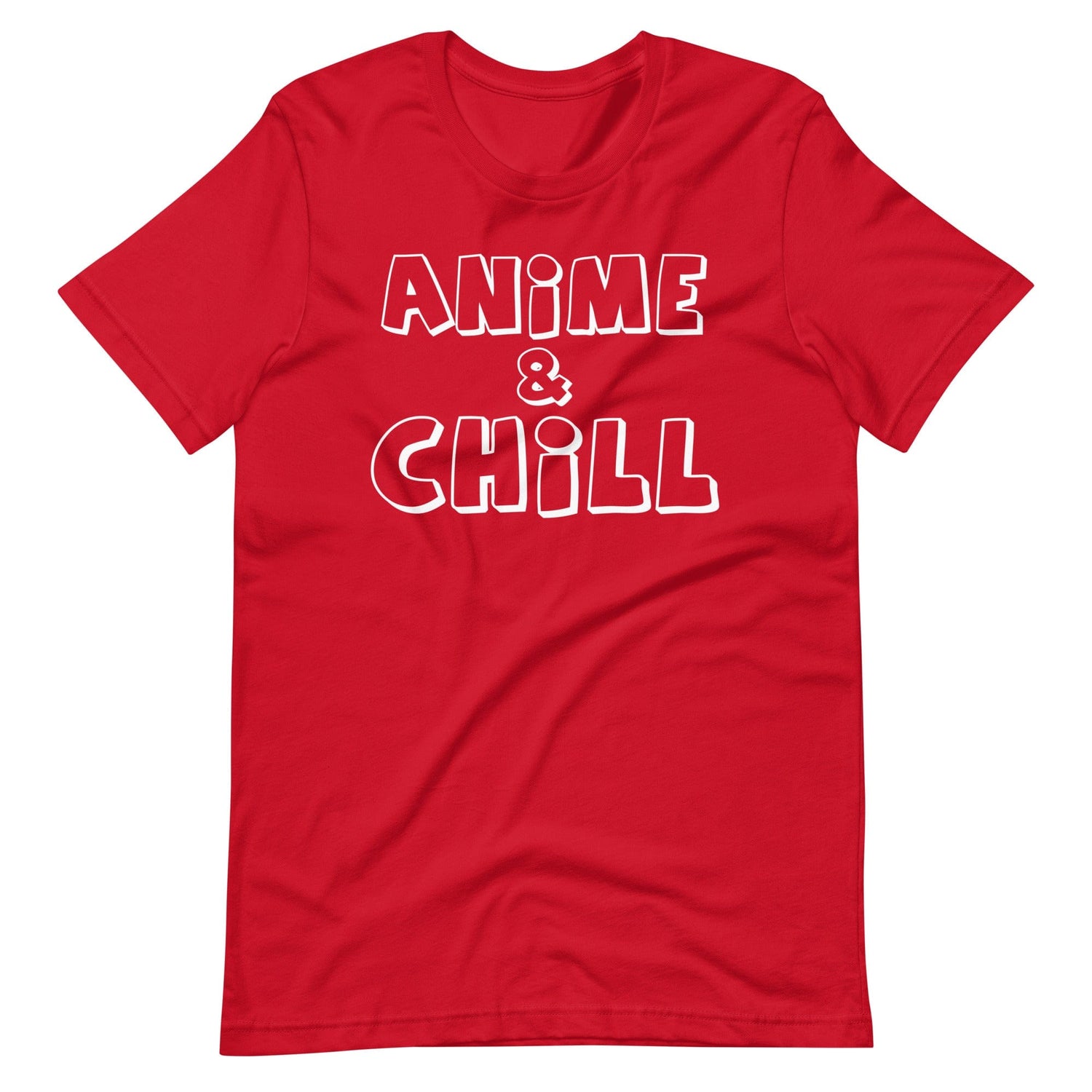 Anime & Chill T-Shirt (Unisex) (White Lettering)