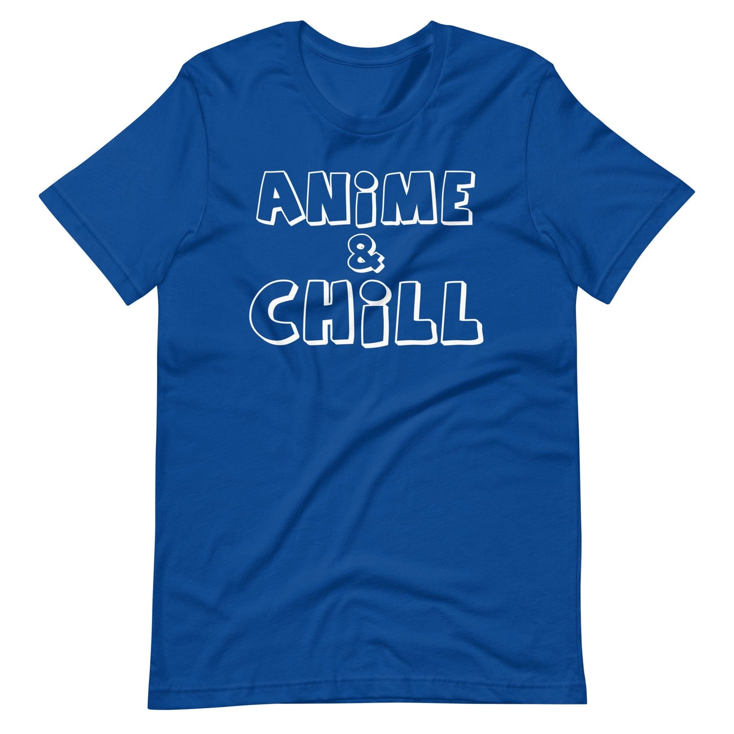 Anime & Chill T-Shirt (Unisex) (White Lettering)