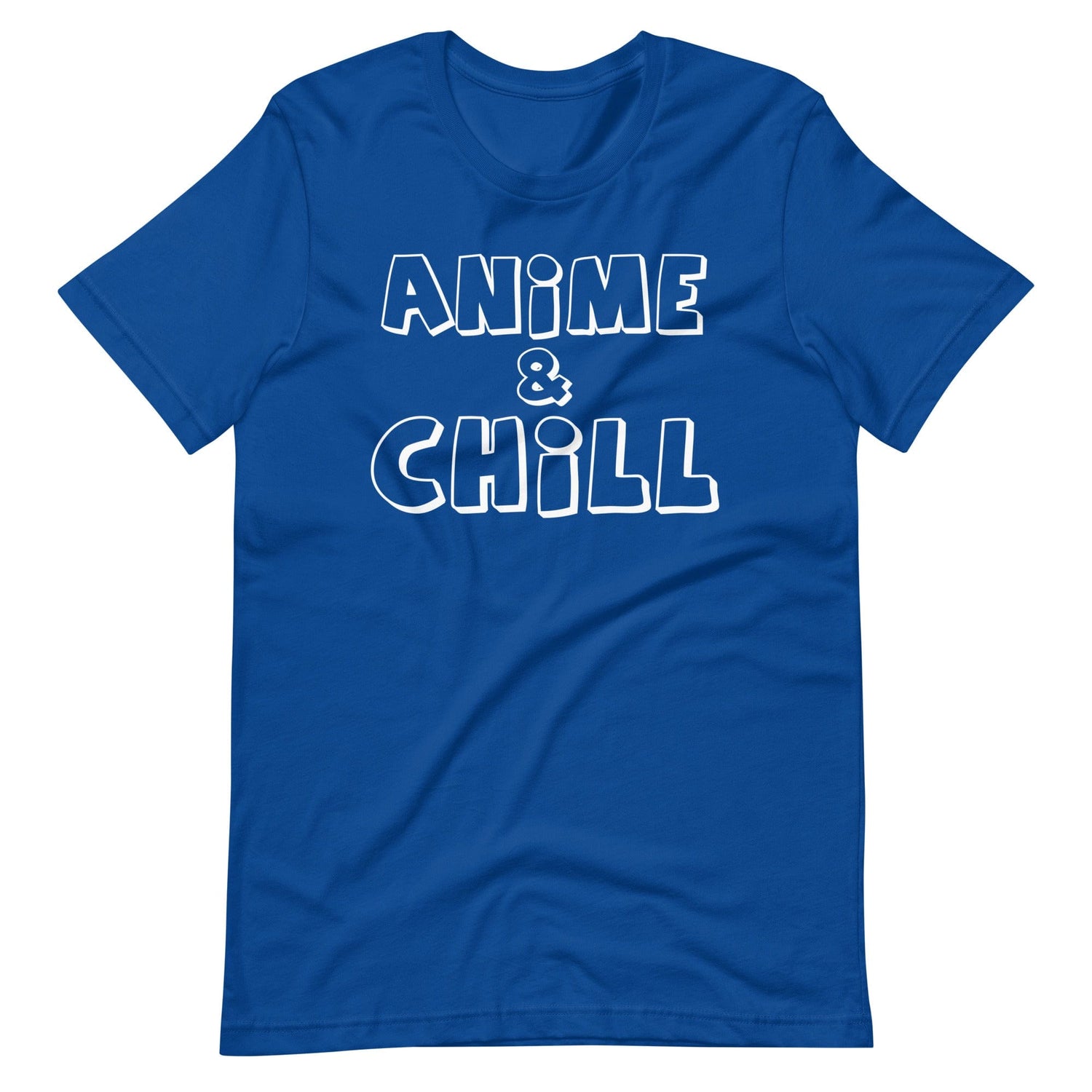 Anime & Chill T-Shirt (Unisex) (White Lettering)