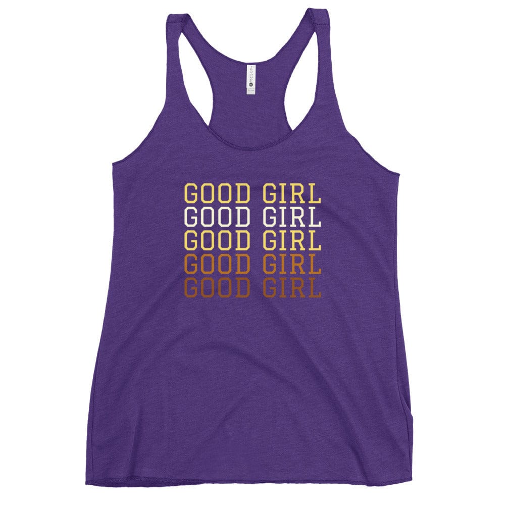 Retro Good Girl (Women's Racerback Tank)