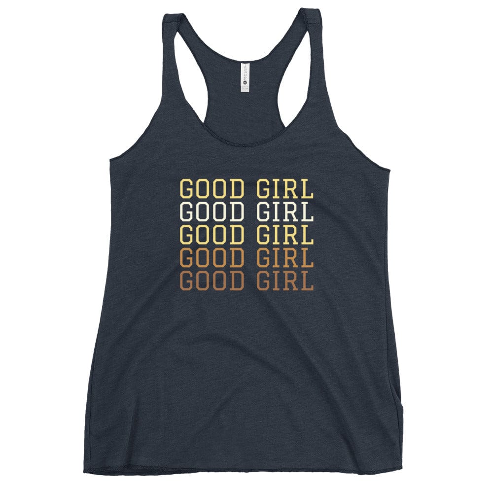 Retro Good Girl (Women's Racerback Tank)
