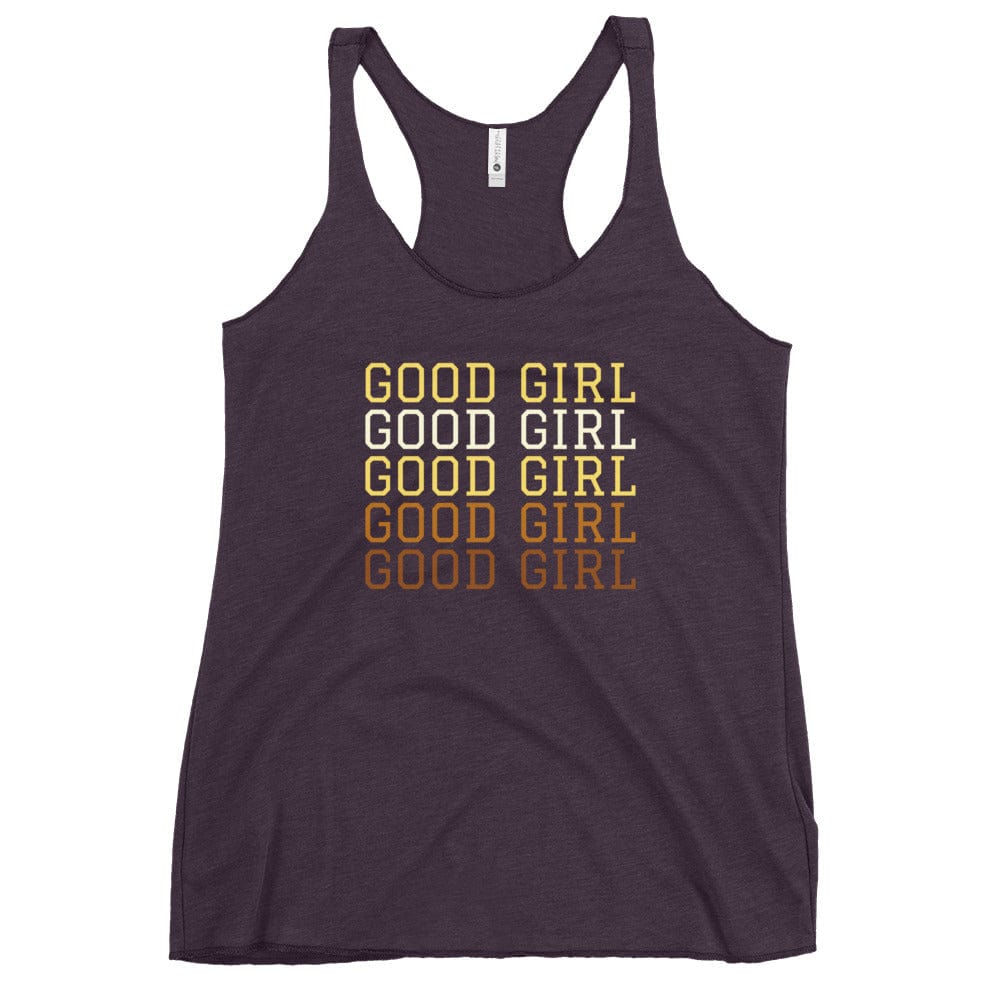 Retro Good Girl (Women's Racerback Tank)