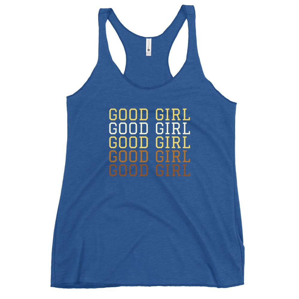 Retro Good Girl (Women's Racerback Tank)