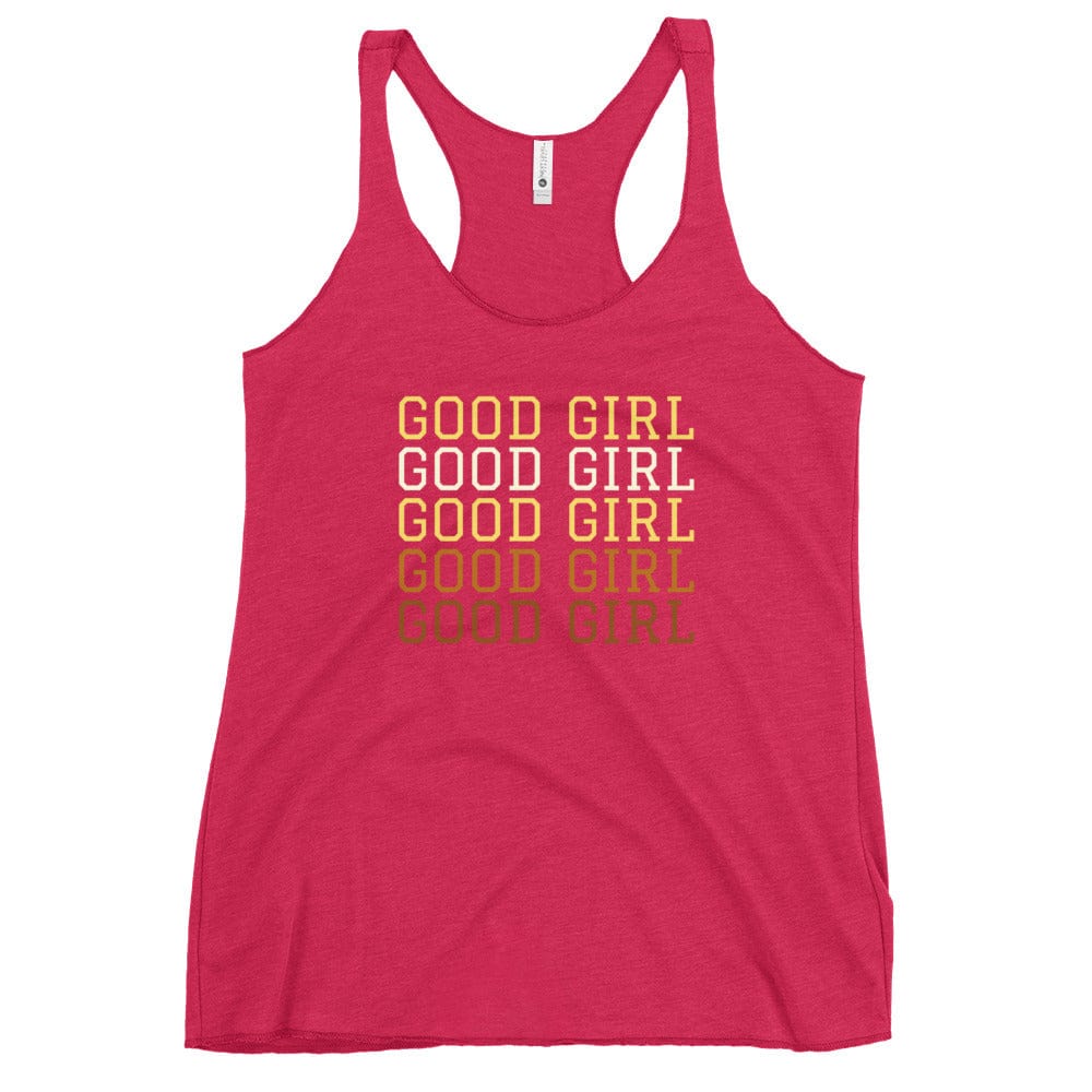 Retro Good Girl (Women's Racerback Tank)